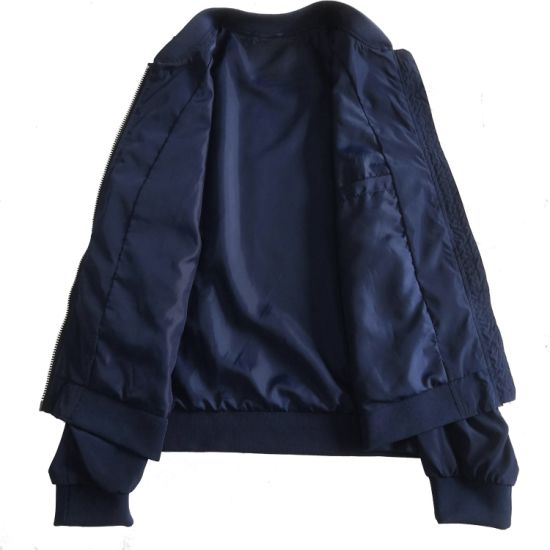 カスタムさまざまなサイズのポリエステルメンズボンバージャケット