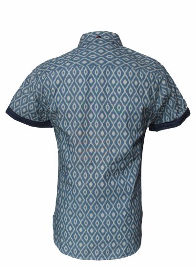 工場出荷時の価格カスタム綿カジュアル半袖ストライプシャツ