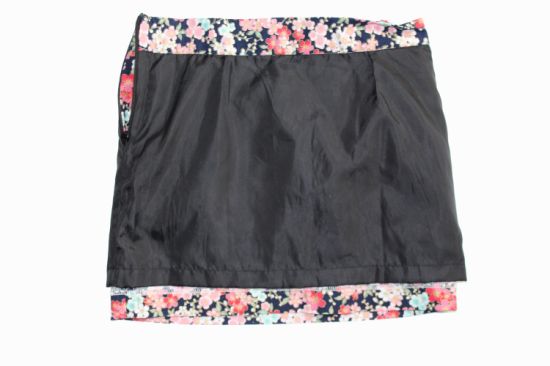工場価格の熱い販売の方法花のスカートの女性のミニスカート