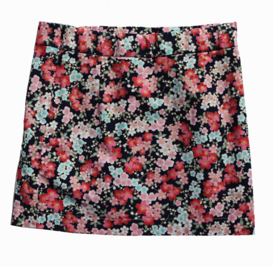 工場価格の熱い販売の方法花のスカートの女性のミニスカート