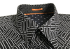 ネクタイなしの新しいデザインの長袖ボタンダウンスタンドコントラストクラシックドレスカラーシャツメンズスリムフィットウェア